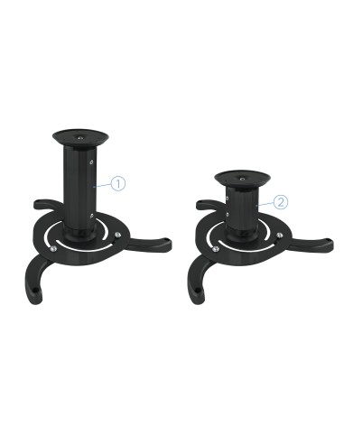 SOPORTE UNIVERSAL DE TECHO GIRATORIO 360º PARA PROYECTOR NEGRO